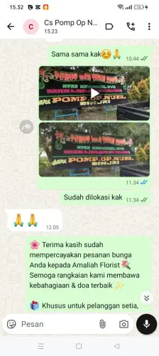 Testimonial Papan Bunga kawasan industri jiipe