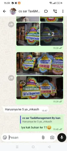 Testimonial Papan Bunga kawasan industri jiipe