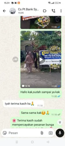 Testimonial Papan Bunga kawasan industri jiipe